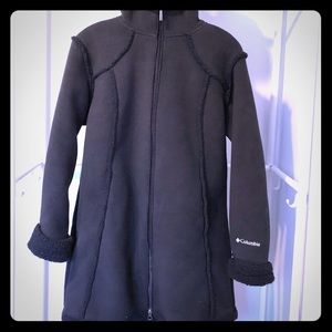 Columbia long fleece jacket